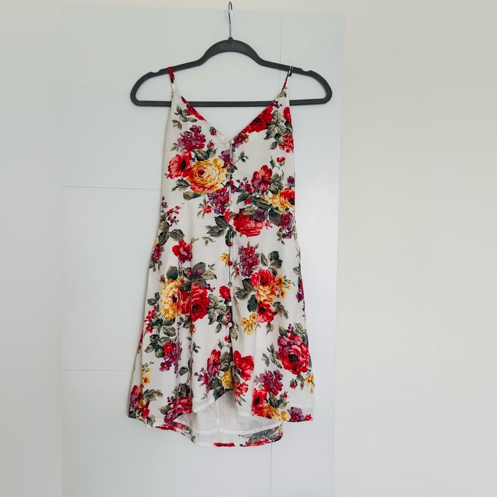 Abercrombie & Fitch Women's Floral Adjustable Strappy Dress w/ Pockets - Size S